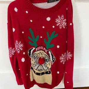 Ugly Christmas Pug Sweater
